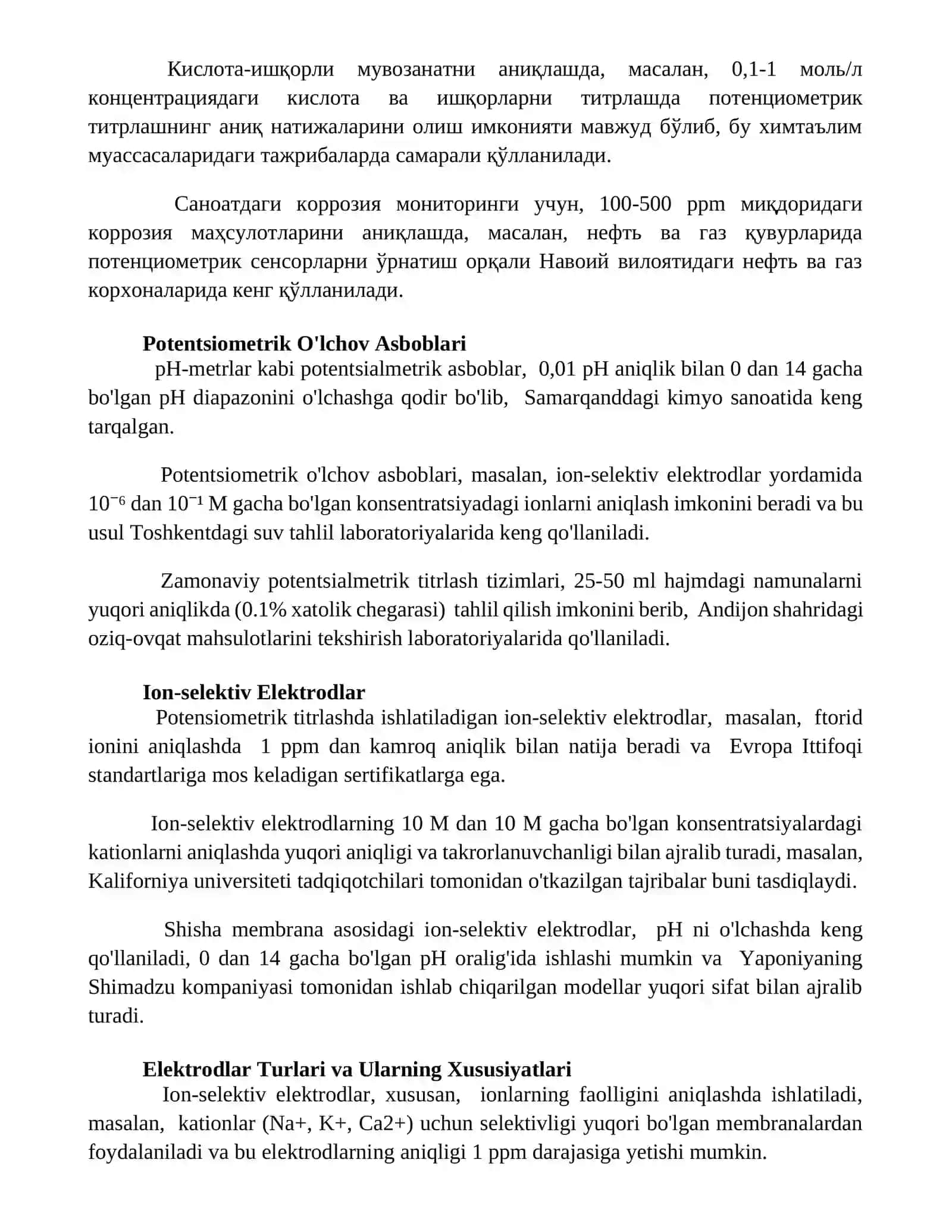 Potentsiometrik Titrlash 3