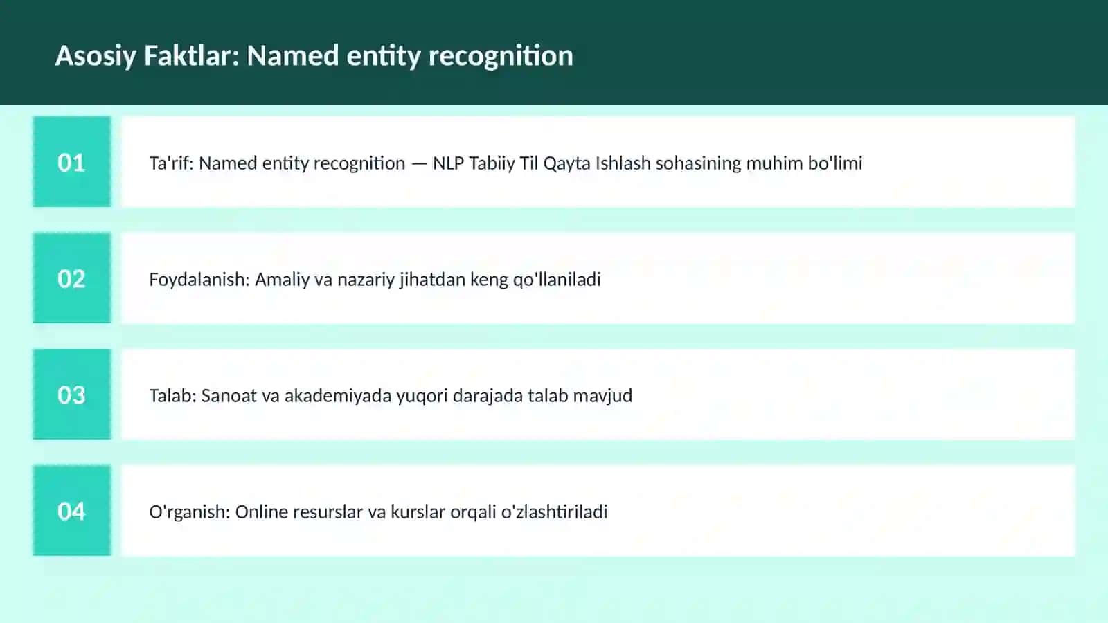 Named entity recognition 3