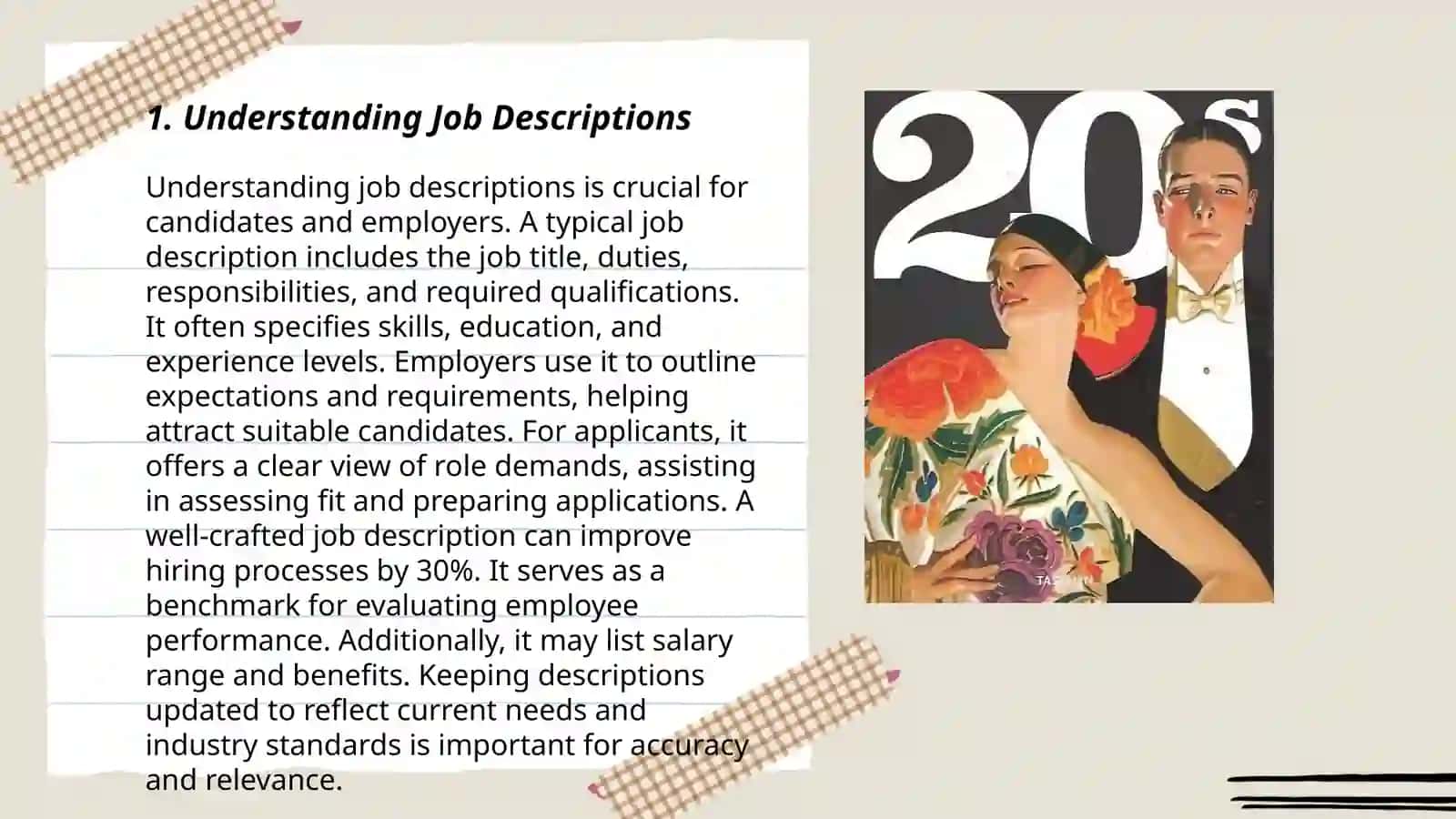 Reading job ads 3