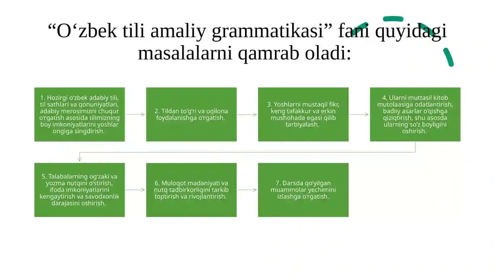 O'zbek tili grammatik qurilishining bosh xususiyatlari 3