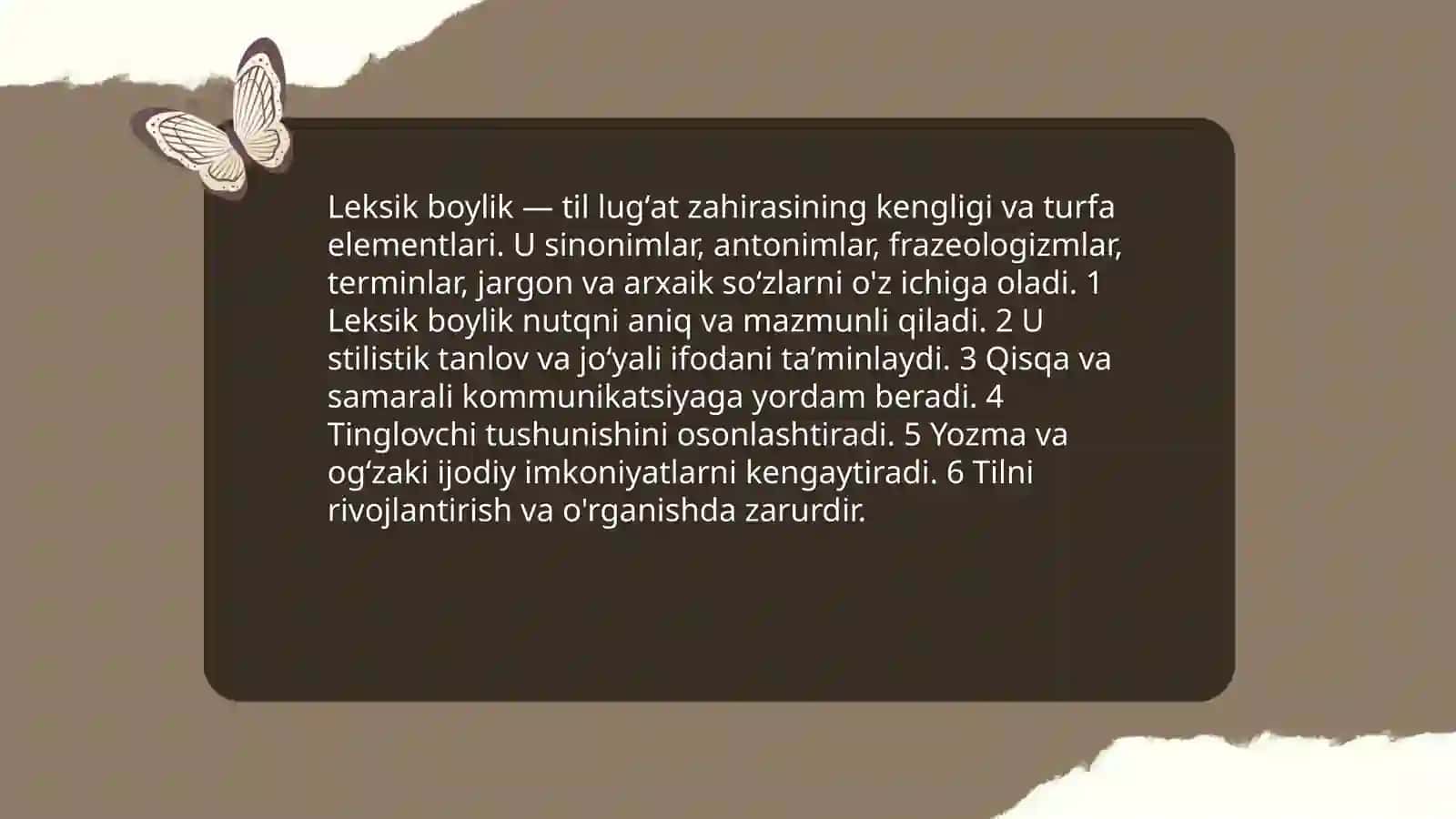 Nutqning boyligi va jo'yaliligi 3