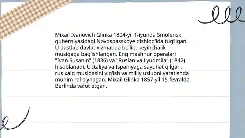 Mixail Ivanovich Glinka 3
