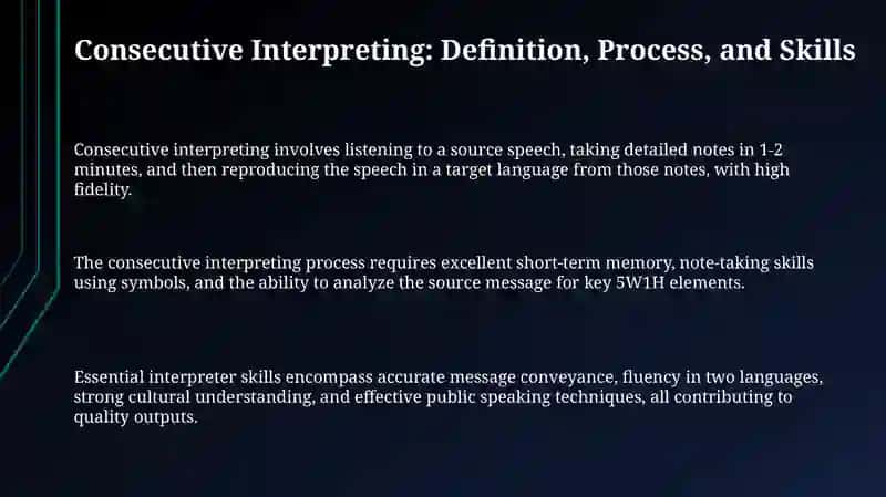 Consecutive Interpreting 3
