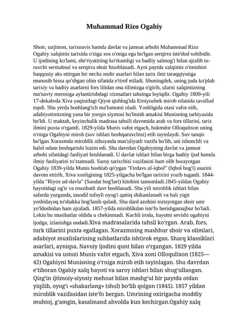 Ogahiy -tarjimon 3