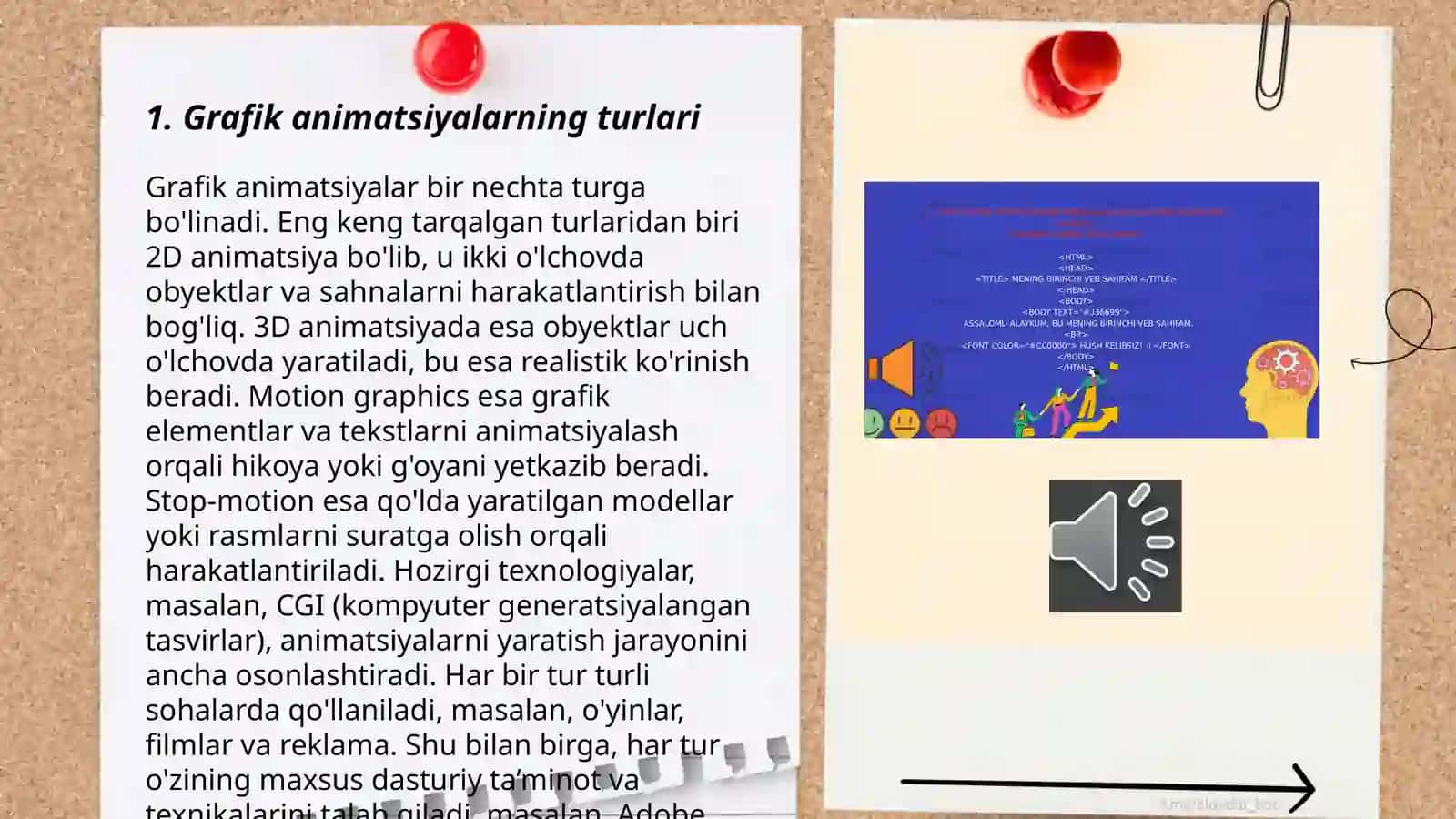 Power Point dasturining grafik animatsiyalari 3