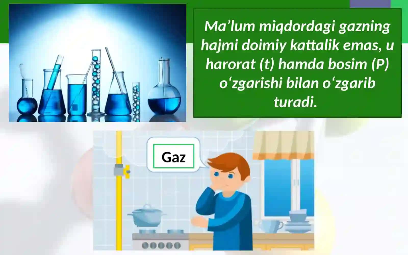 Avogadro QONUNI. MOLAR HAJM 3