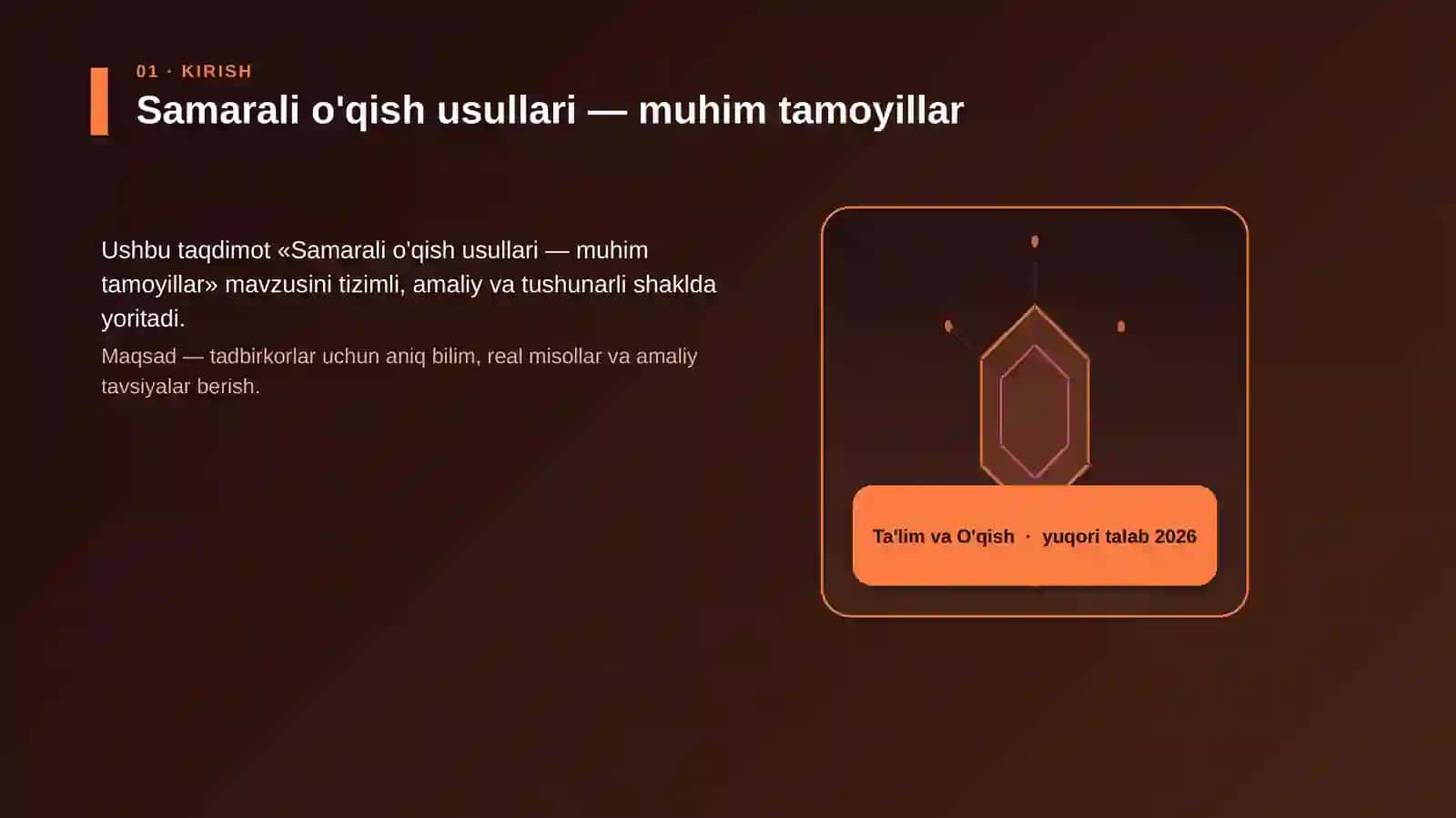 Samarali o'qish usullari — muhim tamoyillar 3