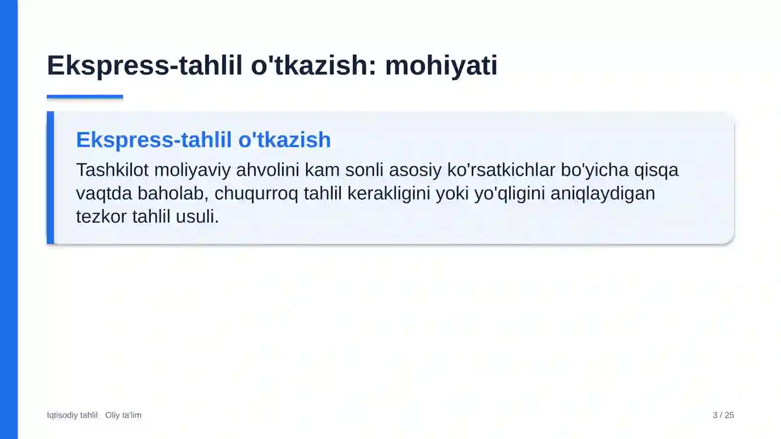 Asalarichilikda ekspress-tahlil o'tkazish 3