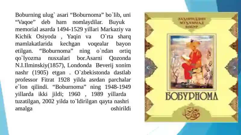 Zahiriddin Muhammad Bobur 3