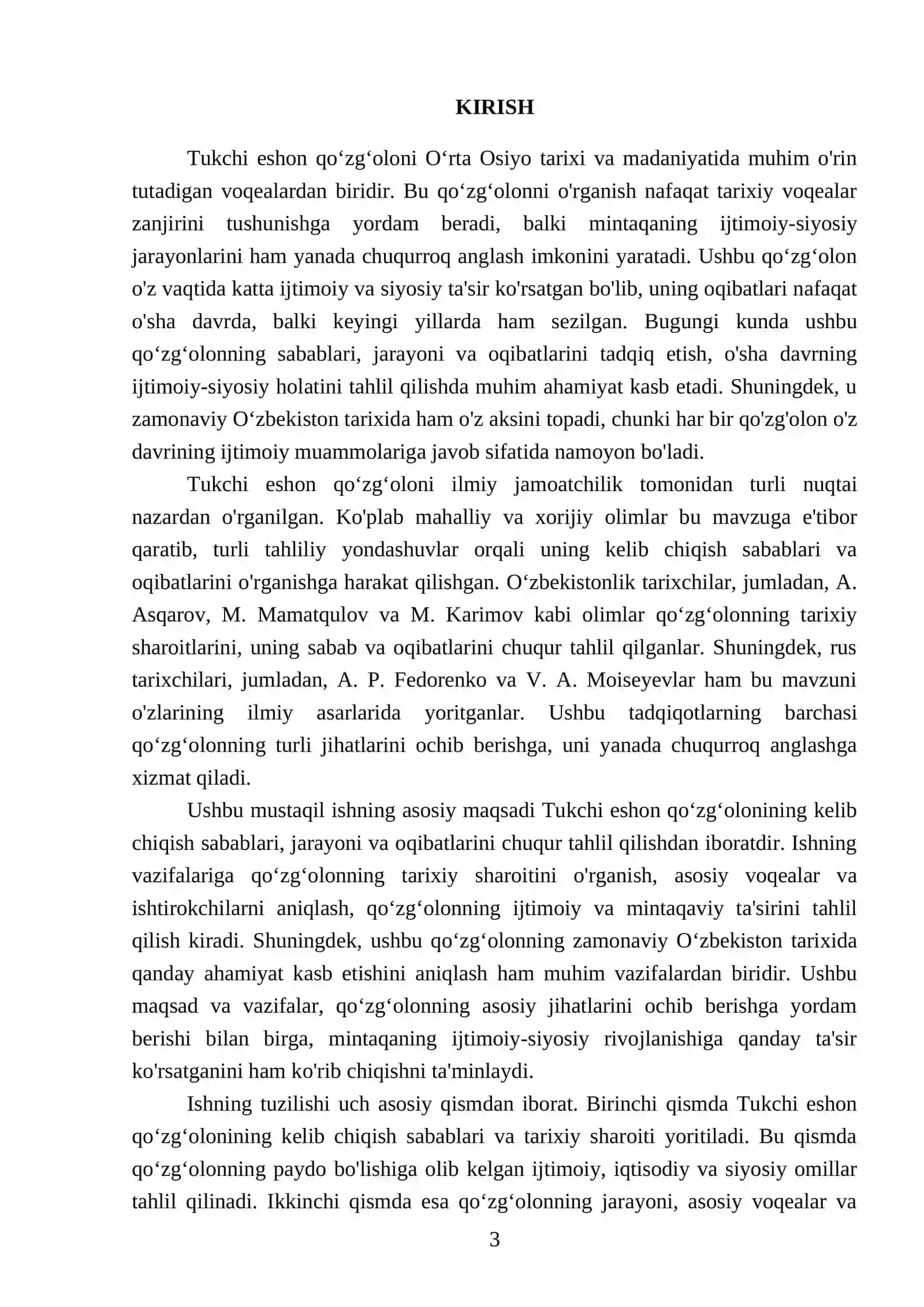 Tukchi eshon qoʻzgʻoloni haqida 3