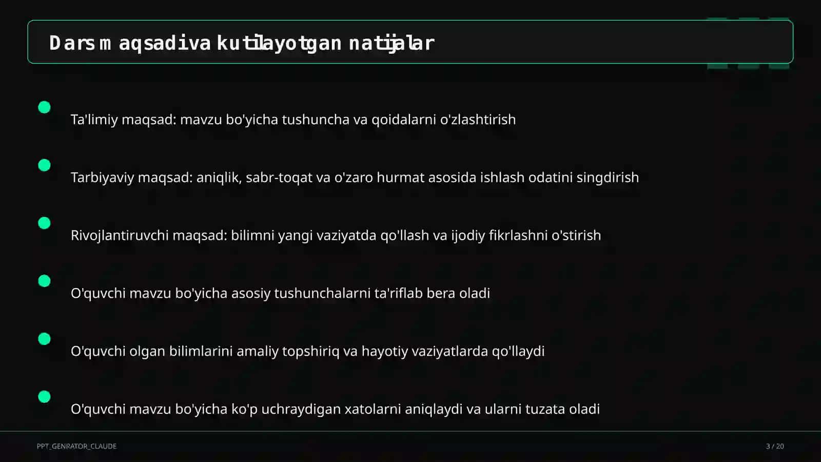 Rus tilida fe'l turlari: tugallangan va tugallanmagan (6-sinf) 3