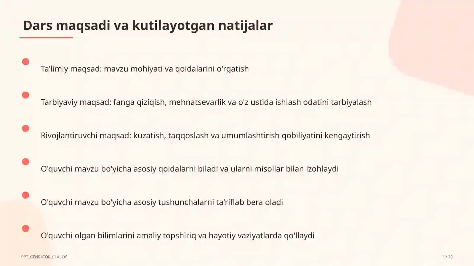 Mexanik tebranishlar va to'lqinlar (9-sinf) 3