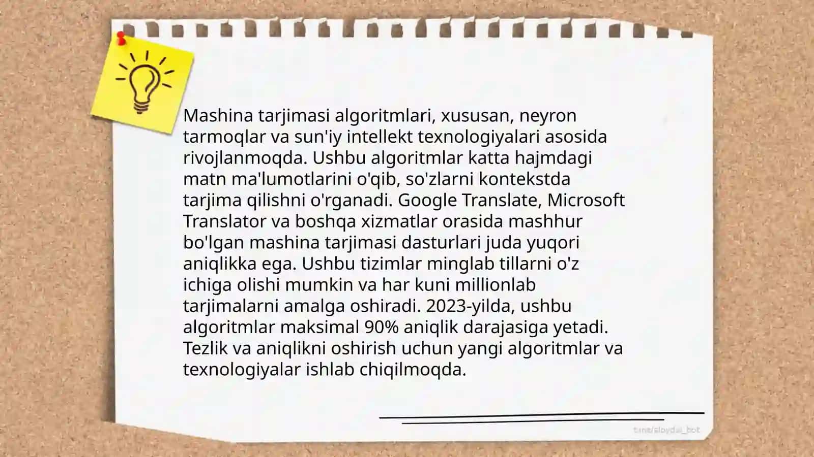 Mashina tarjimasi algoritmlari 3