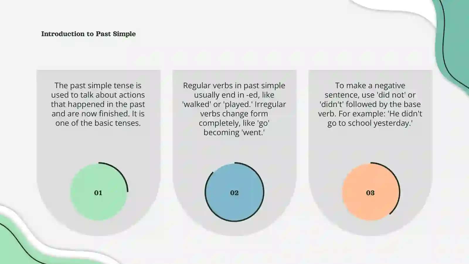 Past simple 3