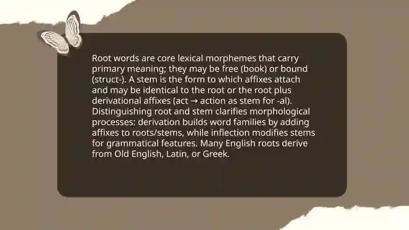 Word families 3