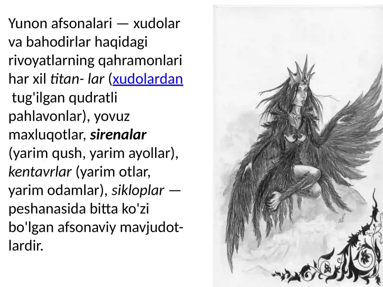 "Qadimgi Yunoniston afsonalari" mavzusida tarix fanidan bir soatlik dars ishlanma 3