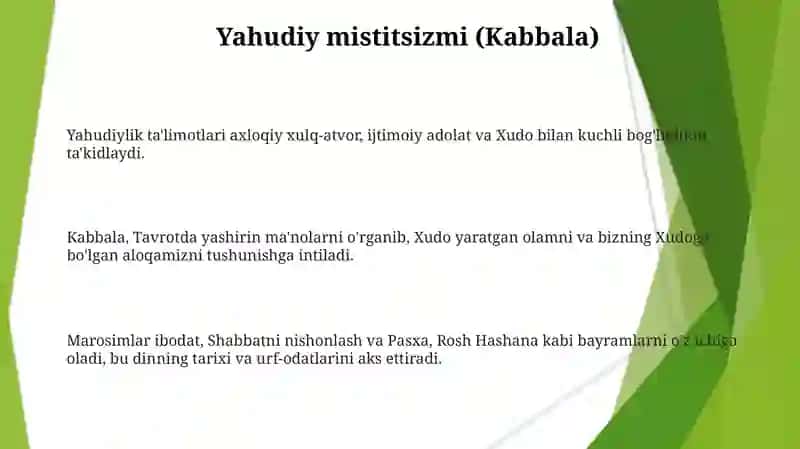 Yahudiylik talimoti 3