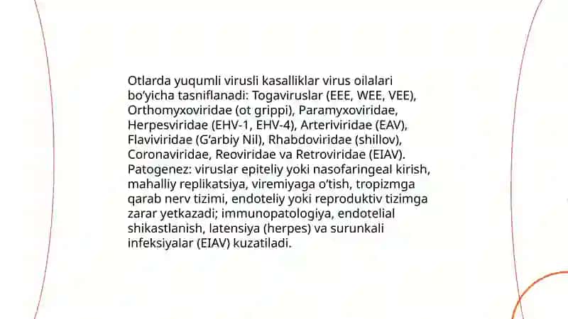 Otlarning yuqumli animiyasi virusalogik nazorat va epizotik ahamiyati 3
