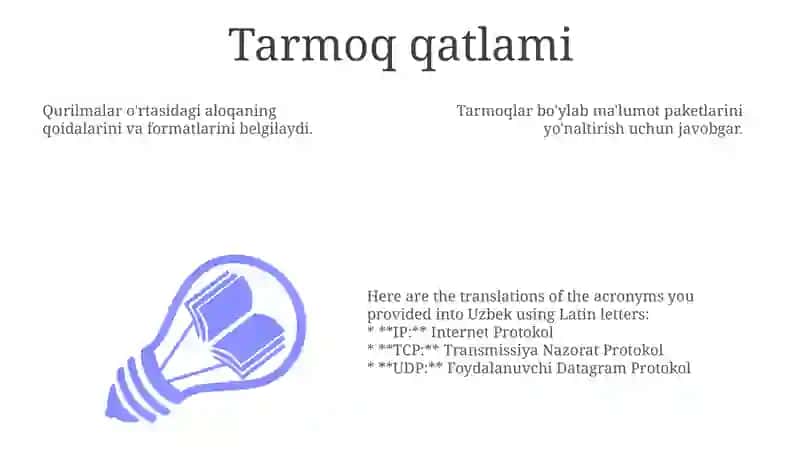 Tarmoq protokollari 3