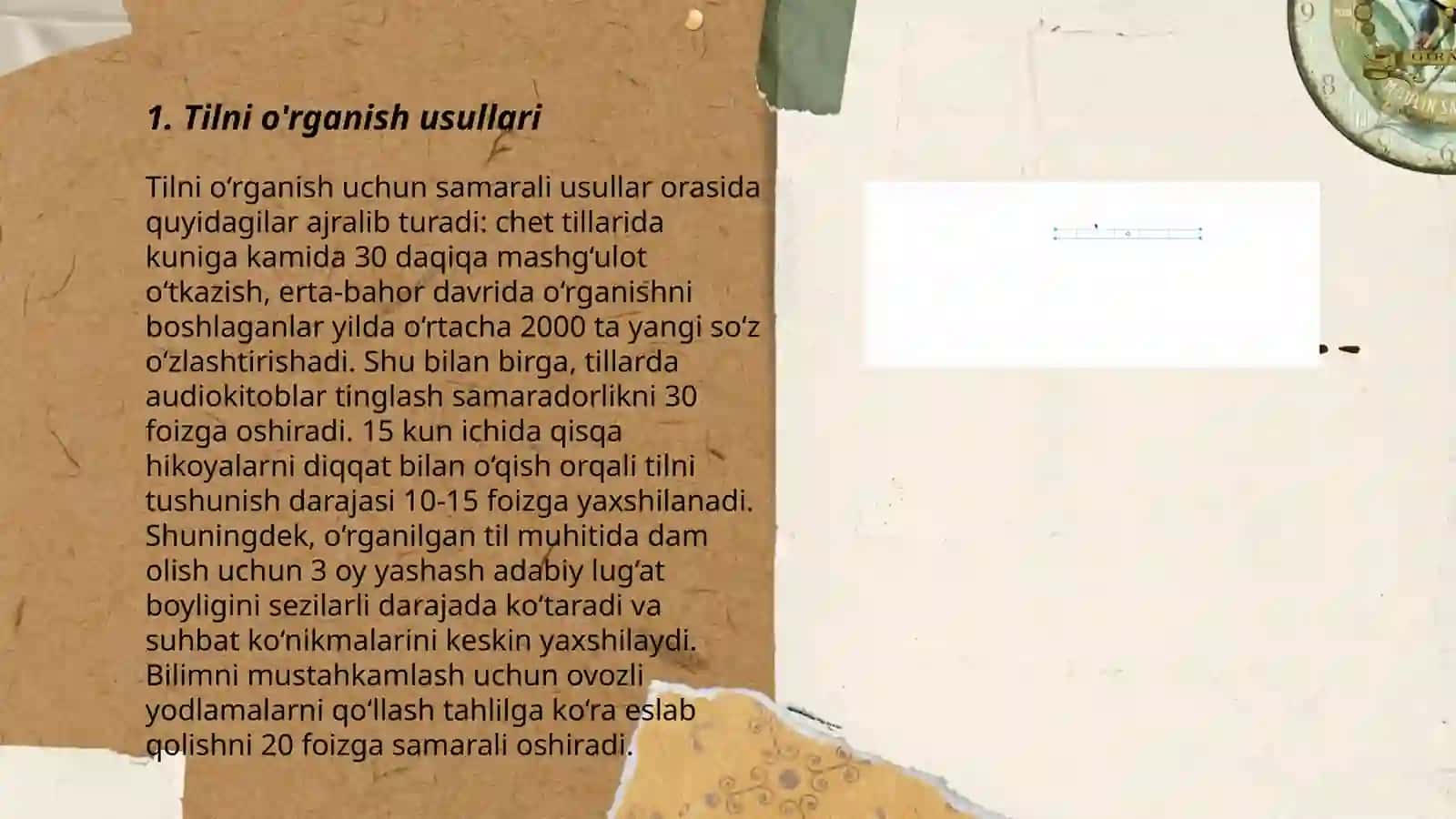 Tilni o'rganish usullari 3