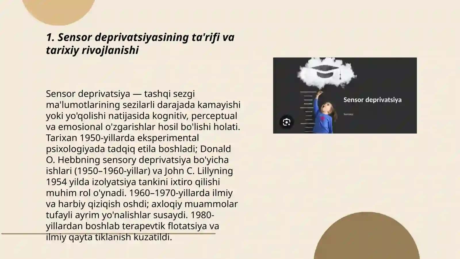 Sensor deprivatsiyasi 3