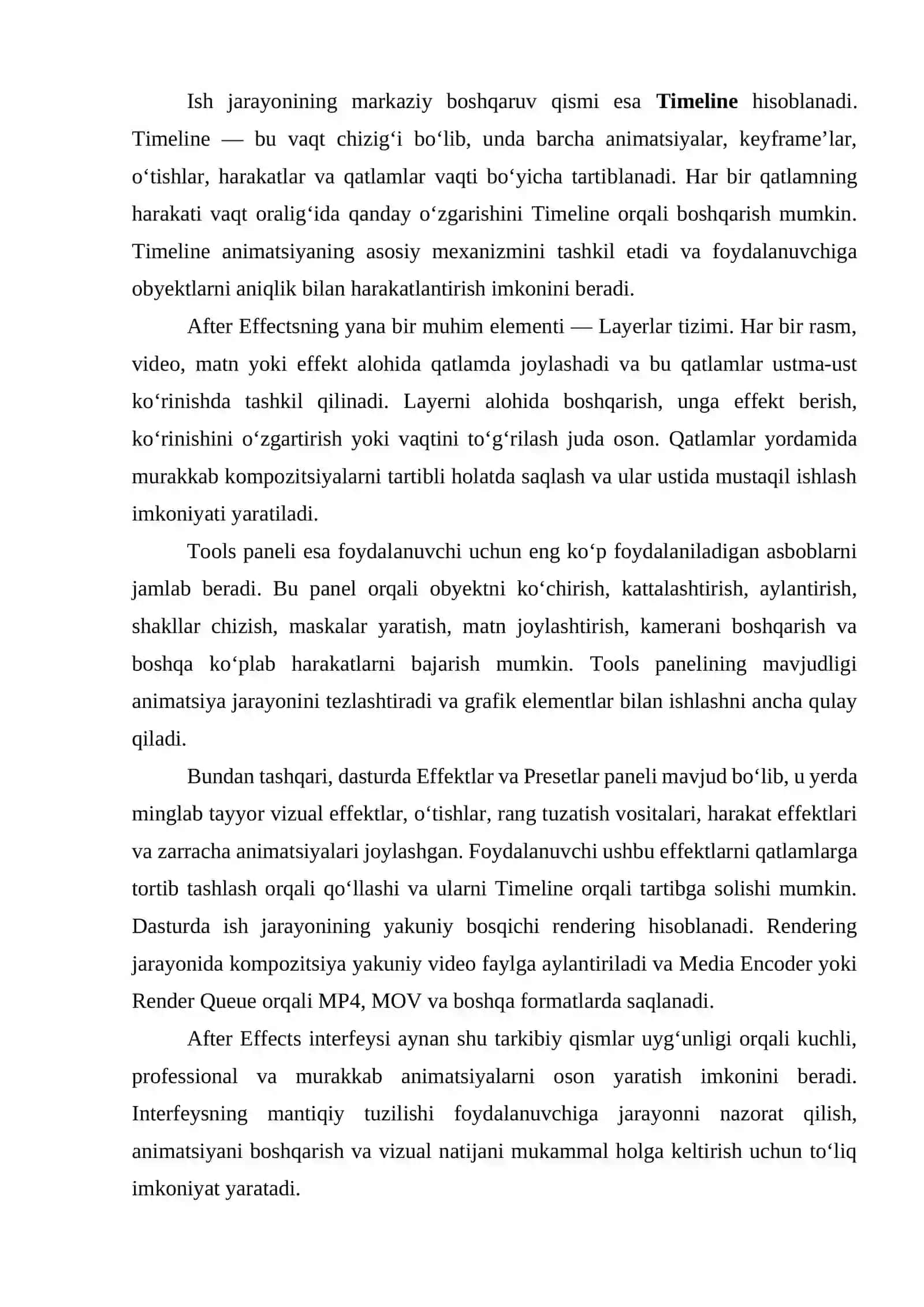 Adobe After Effects dasturi 3