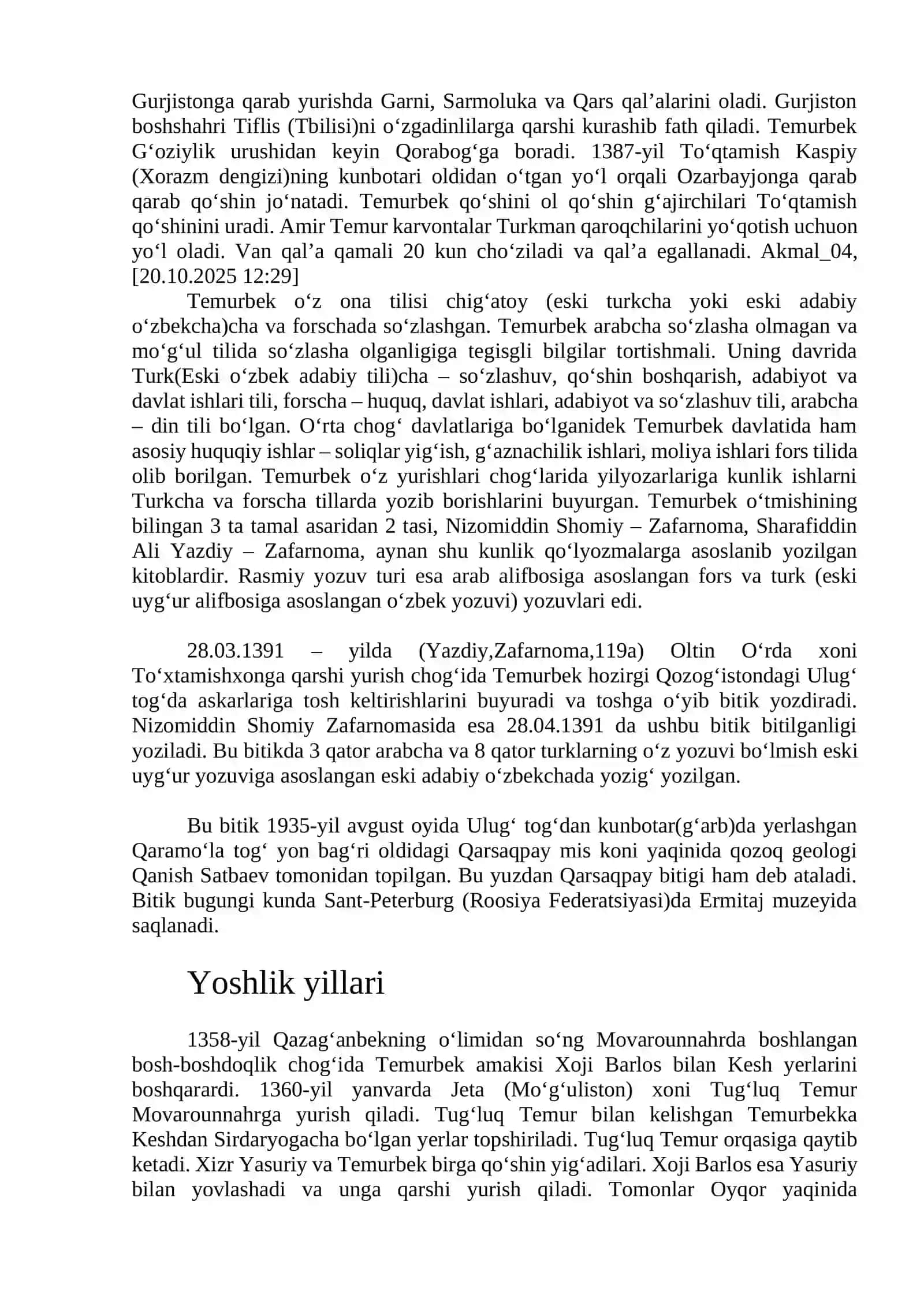 AMIR TEMUR 3
