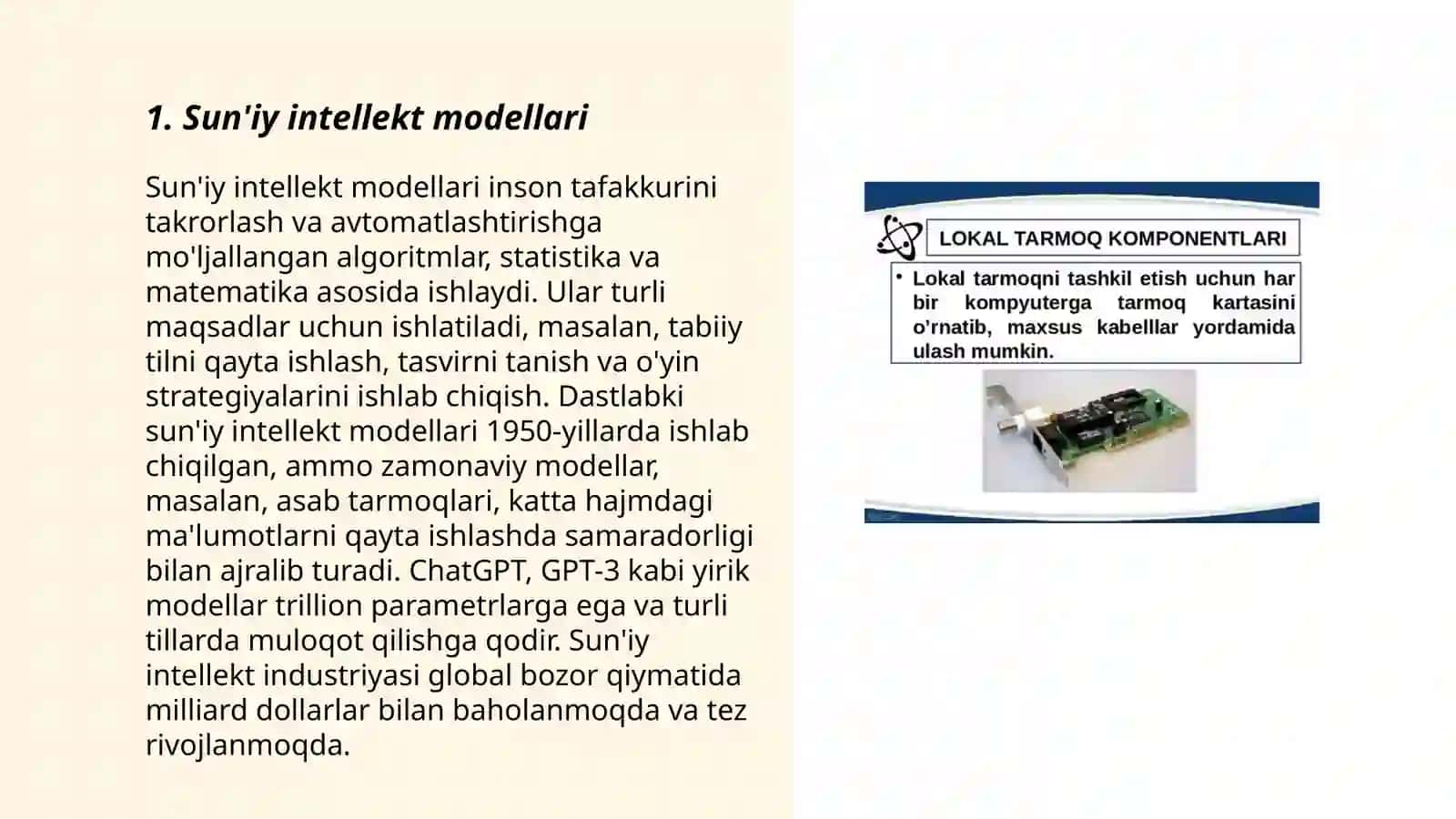 Diologning kompyuterga oid modellari 3