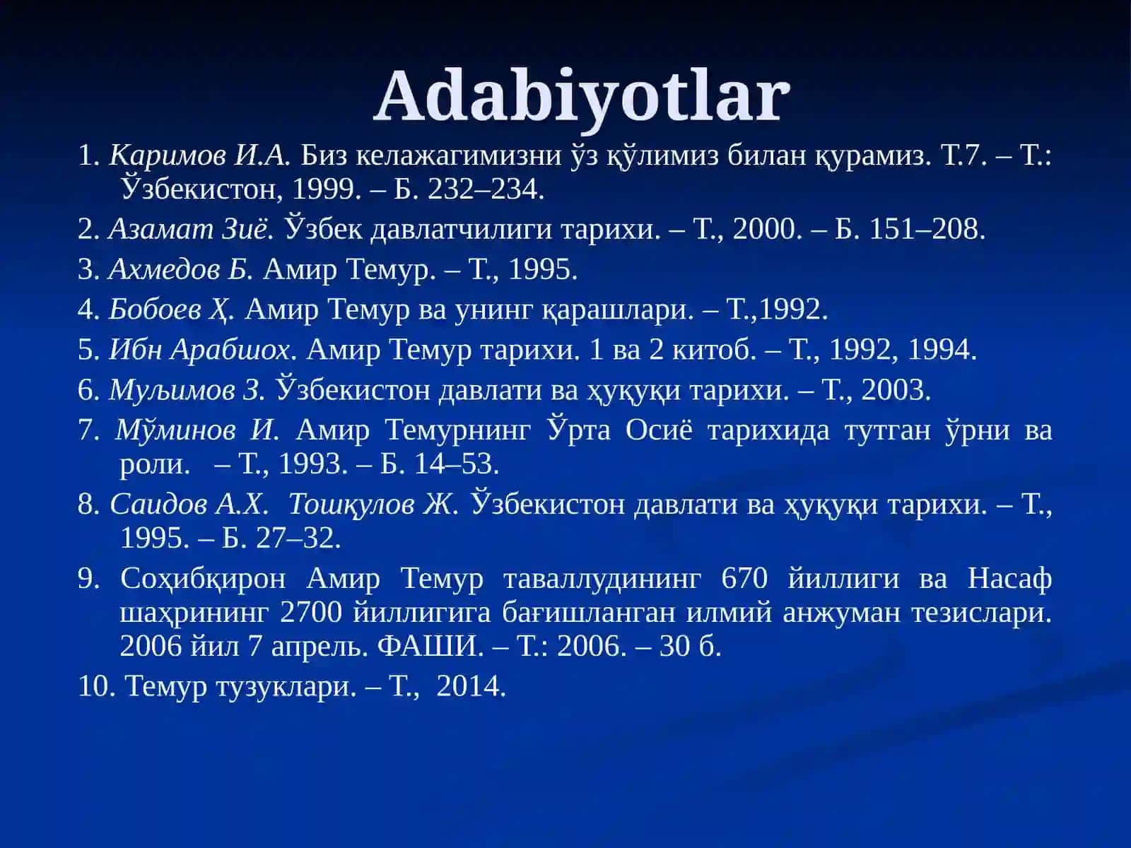 AMIR TEMUR DAVLATI VA HUQUQI 3