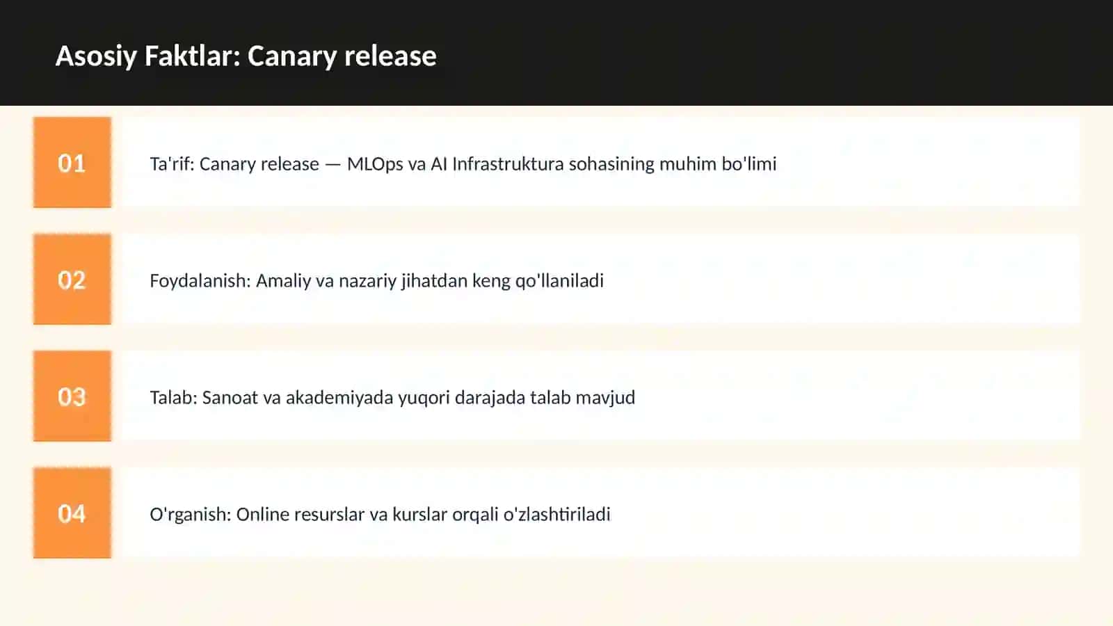 Canary release 3