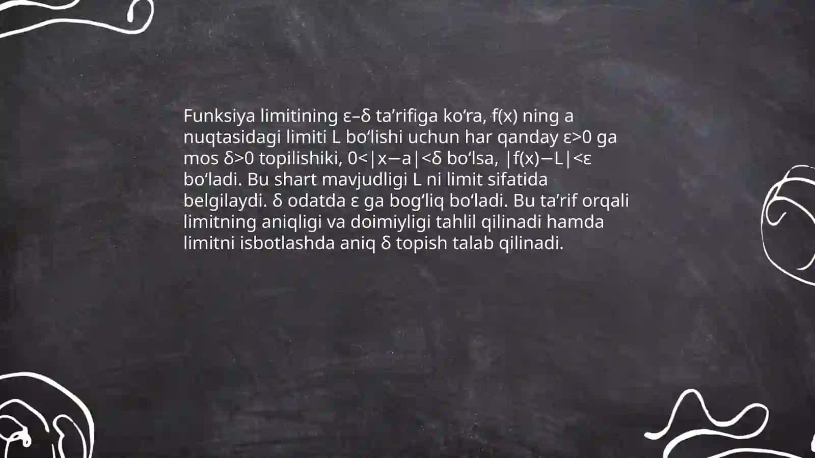 Funksiya limit va uni hisoblash 3