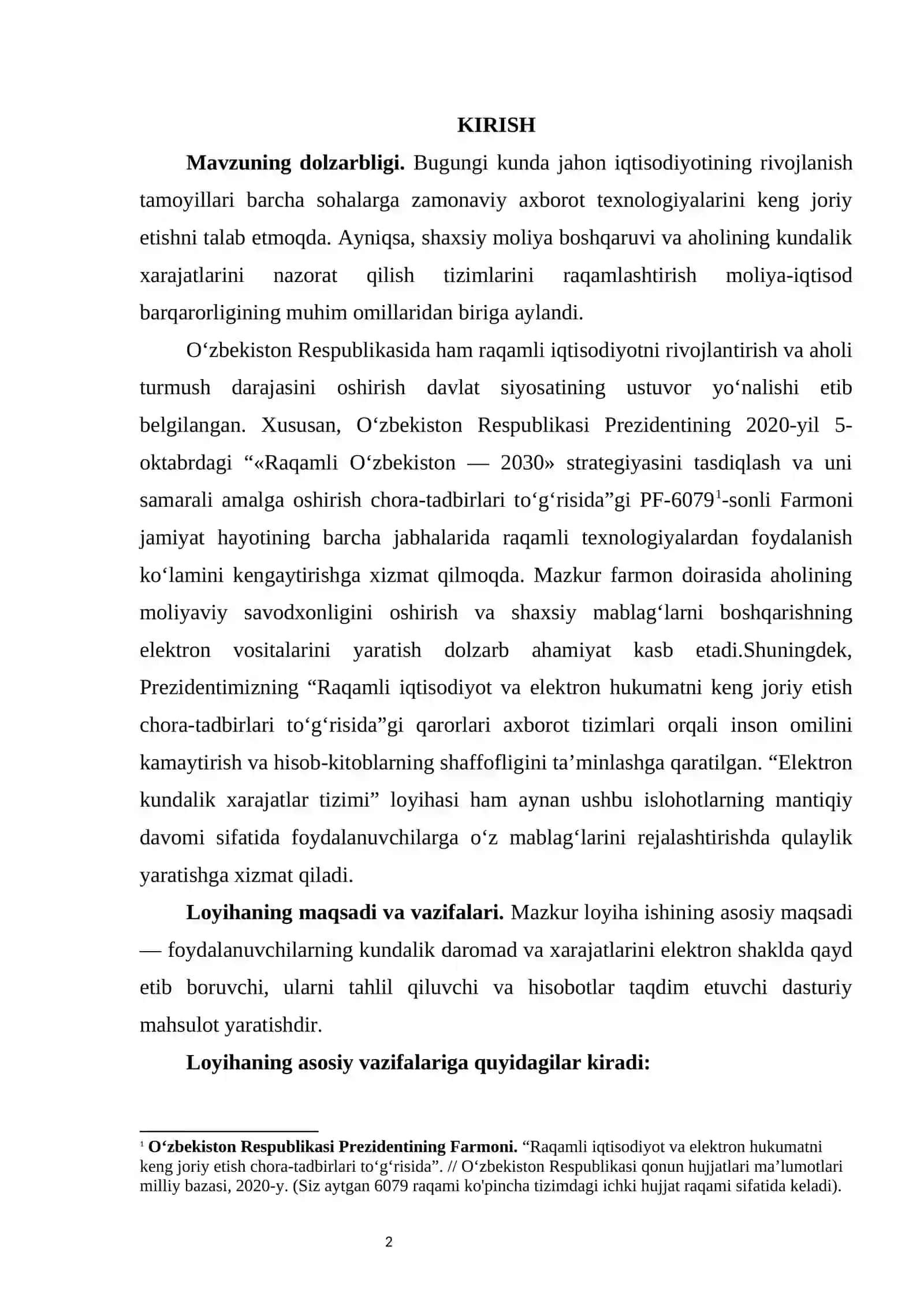Elektron kundalik xarajatlar tizimi 3