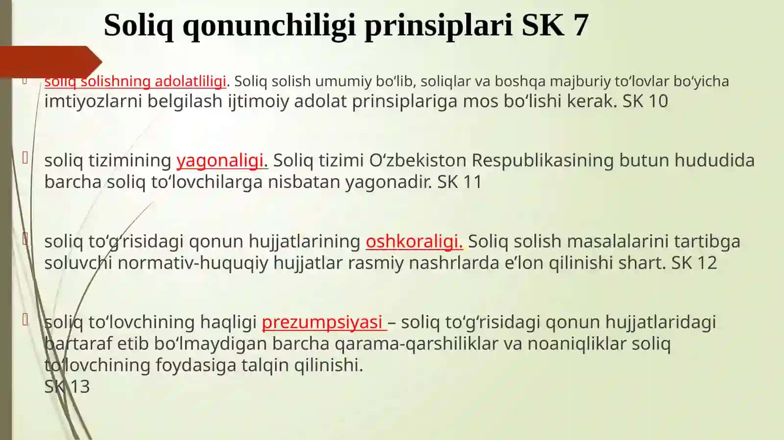 Soliq qonunchiligi prinsiplari 3