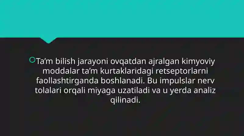 Ta’m bilishaʼzosi 3