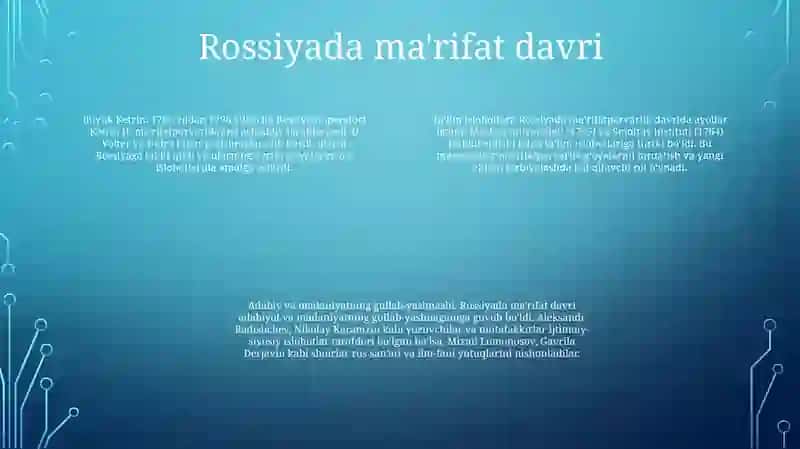 XIX Asrda Rossiyaning Ijtimoiy Rivojlanishi 3