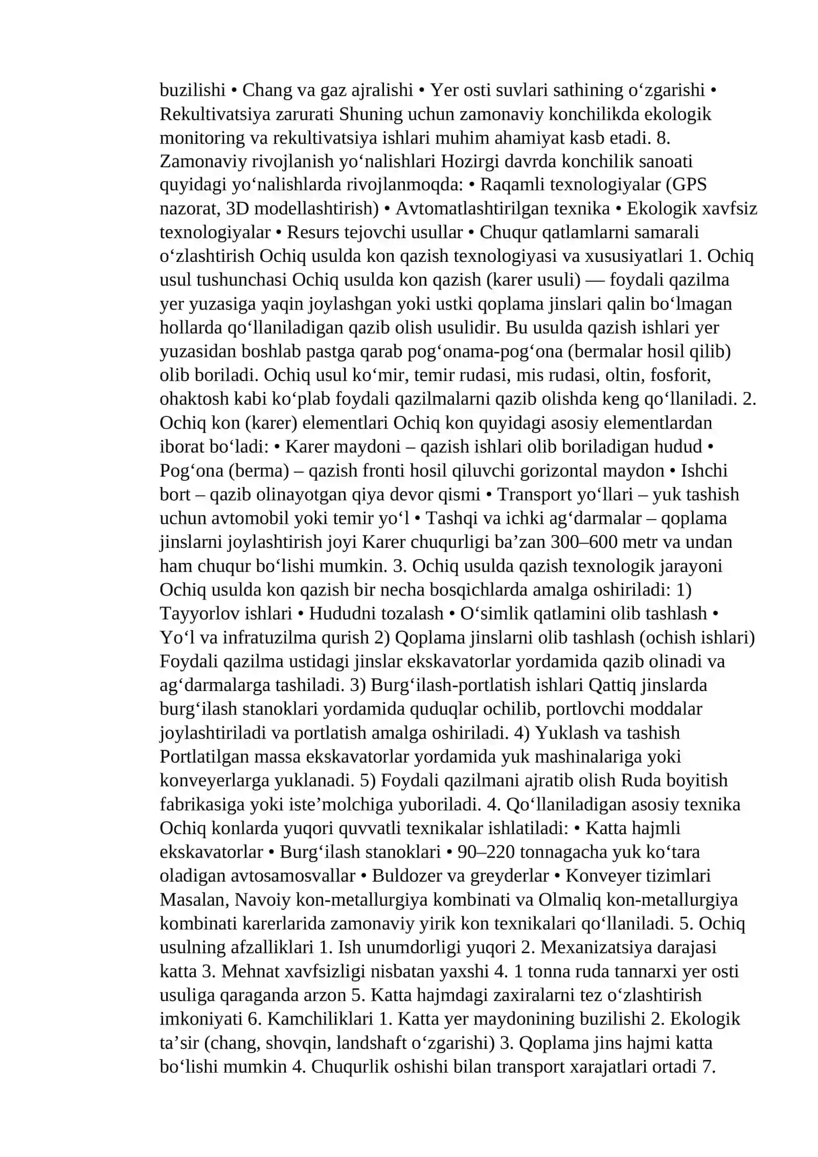 Kon Qazish Usullari 3