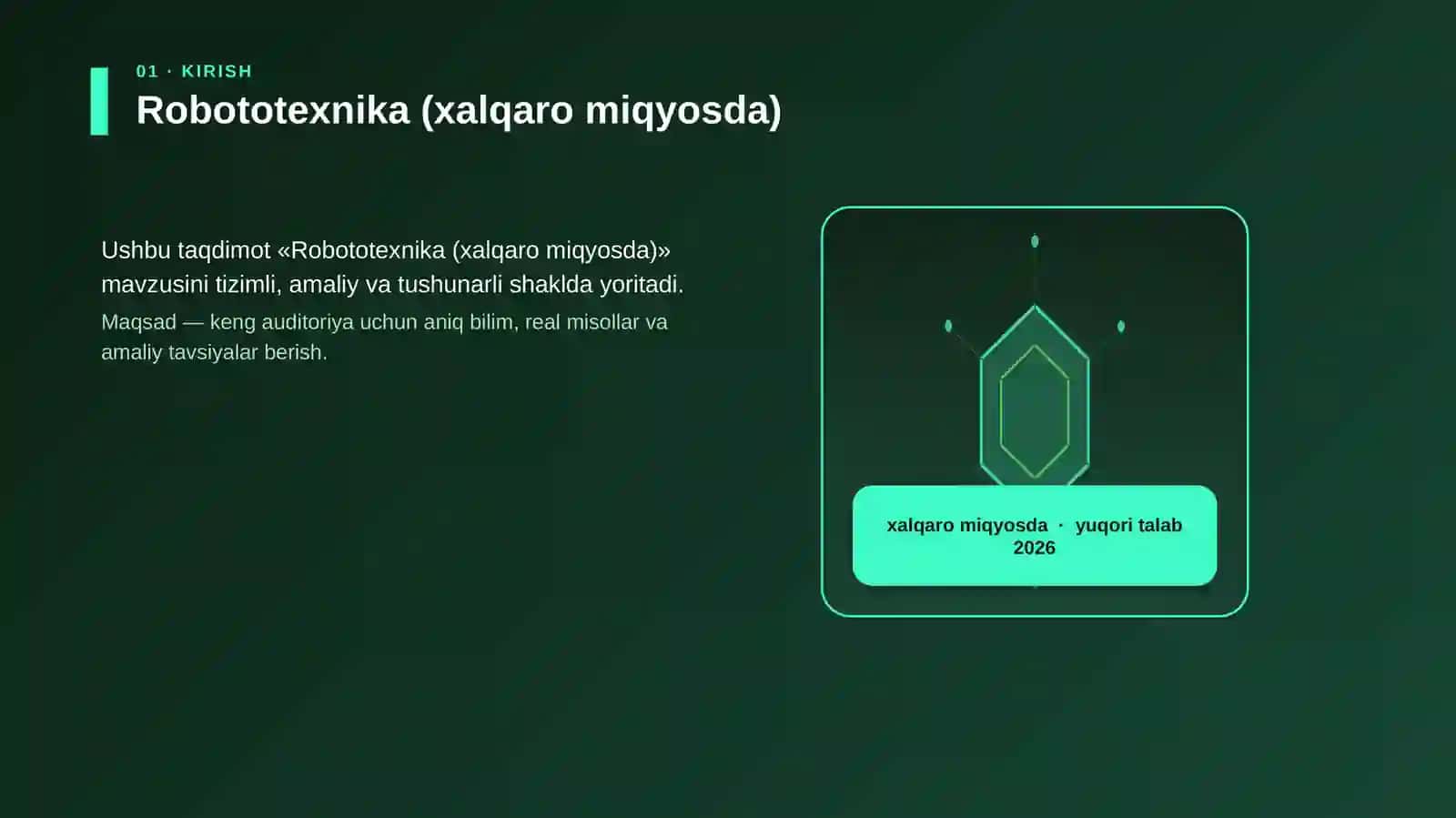 Robototexnika (xalqaro miqyosda) 3