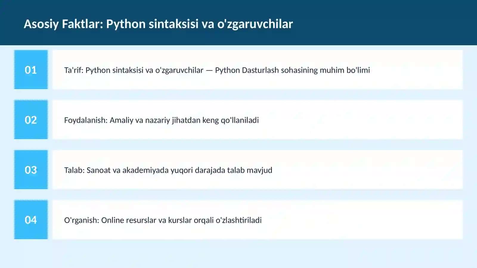 DASTURLASH | PYTHON DASTURLASH 3