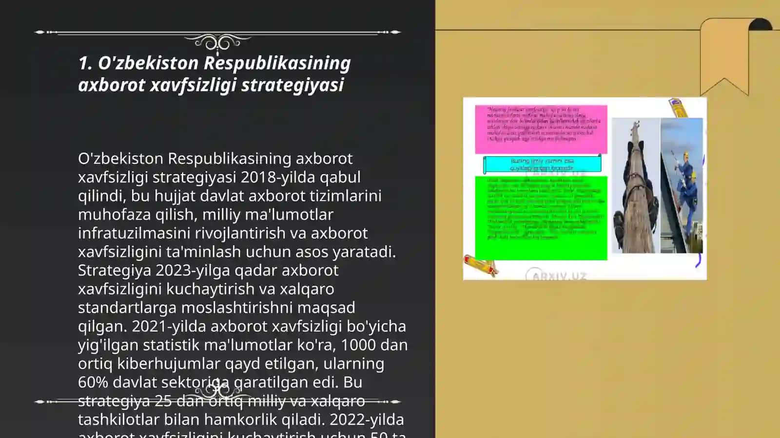 O'zbekistonda axborot xavfsizligining huquqiy asoslari 3