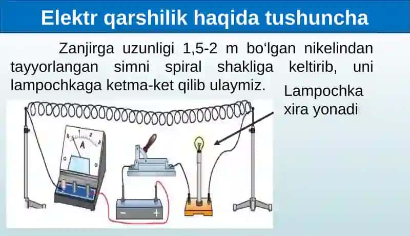 ELEKTR QARSHILIK 3
