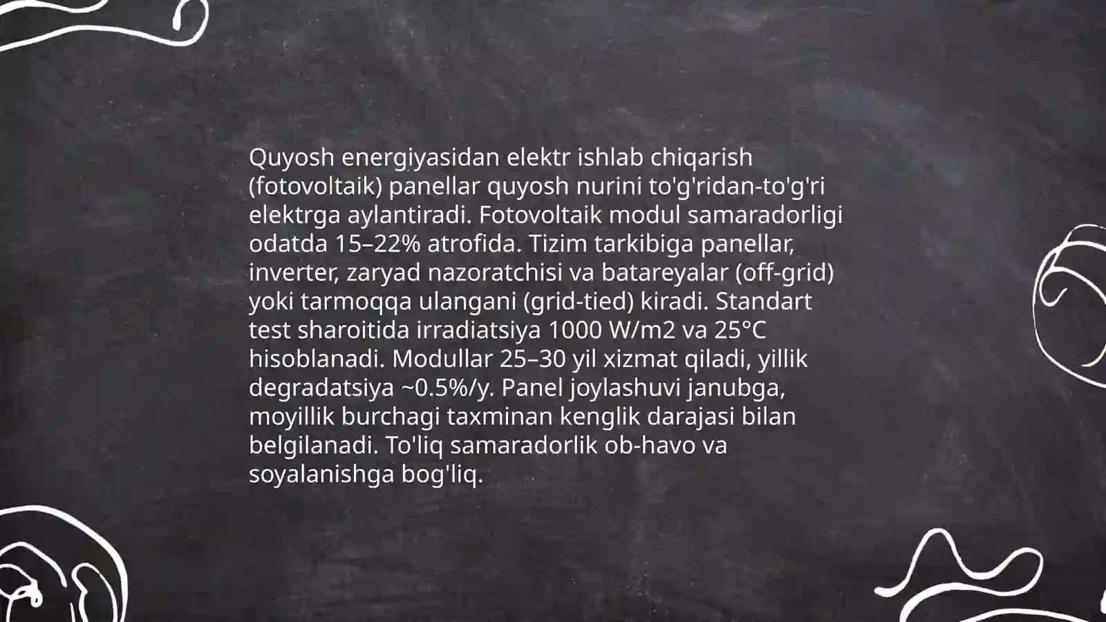 Muqobil elektr manbalari 3