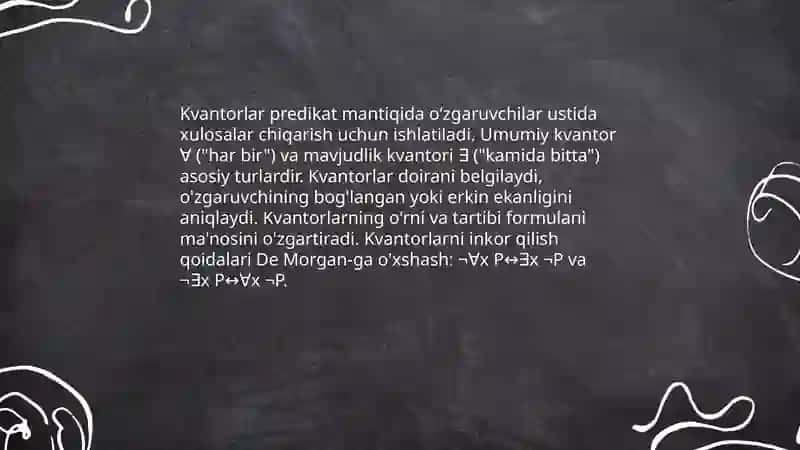 Kvantorlarni qoʻllash 3