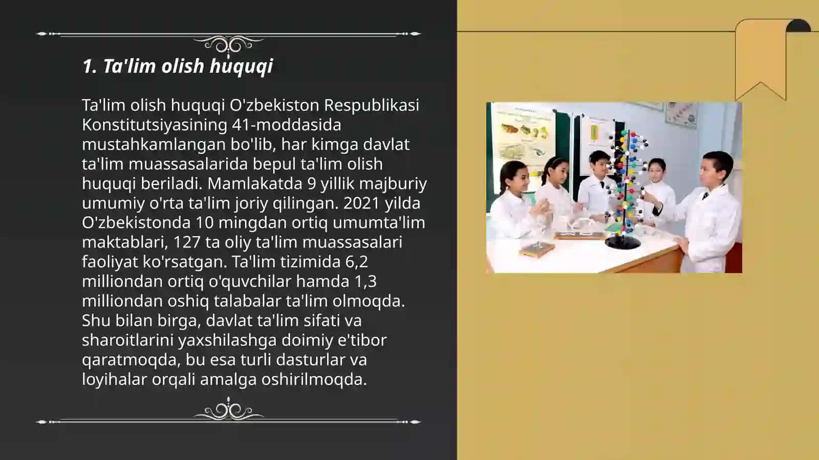 Ta'lim olish huquqlari 3