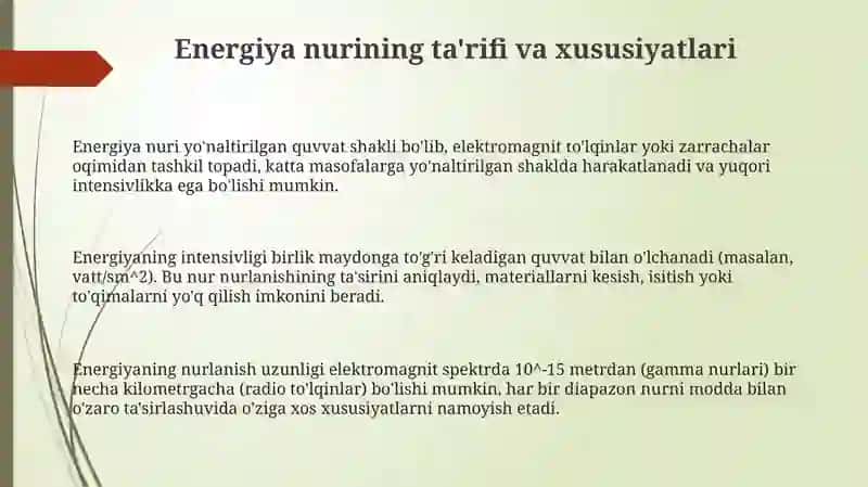 Energiya nuri 3