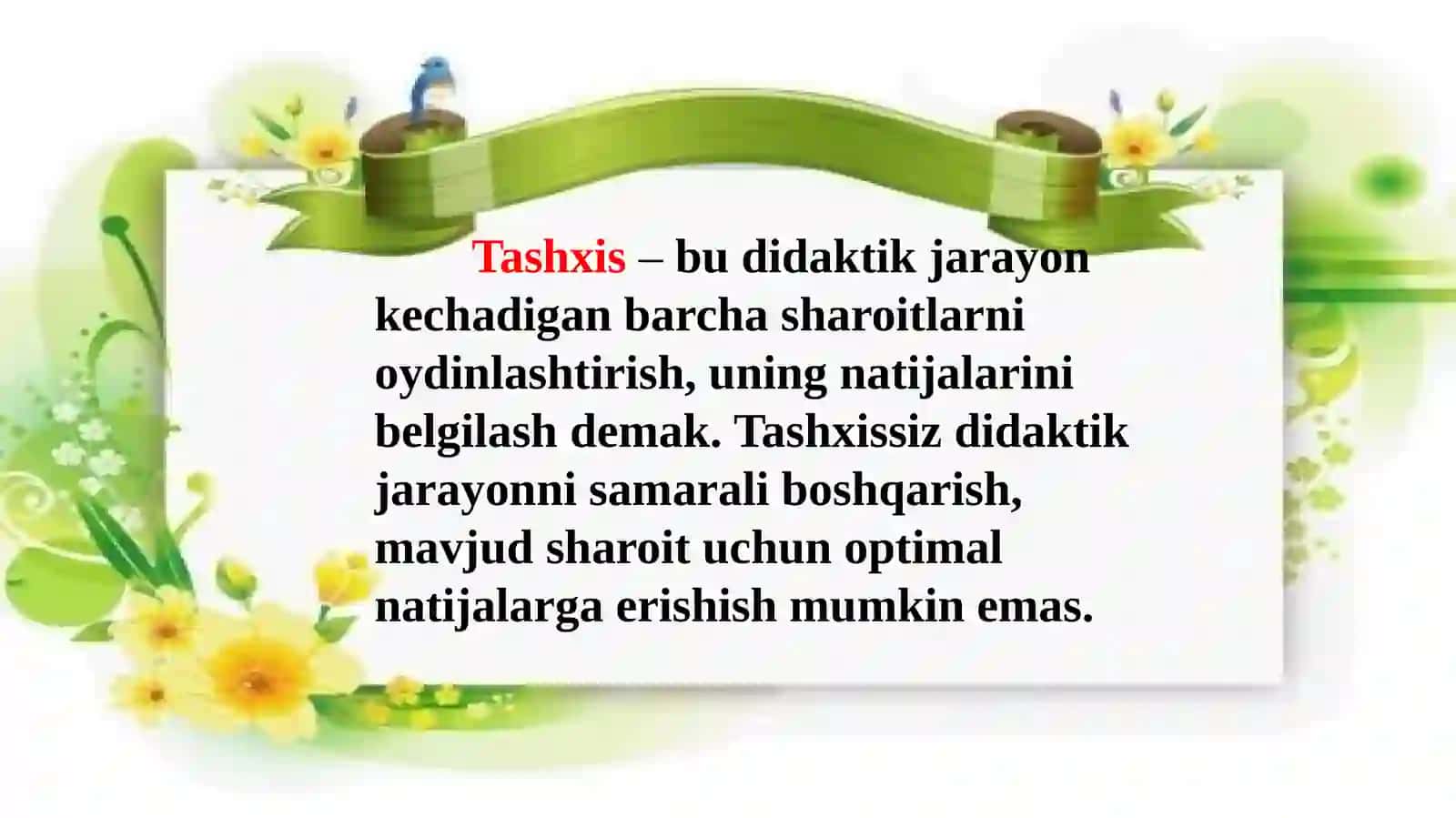 Ta'limni Tashxislash 3