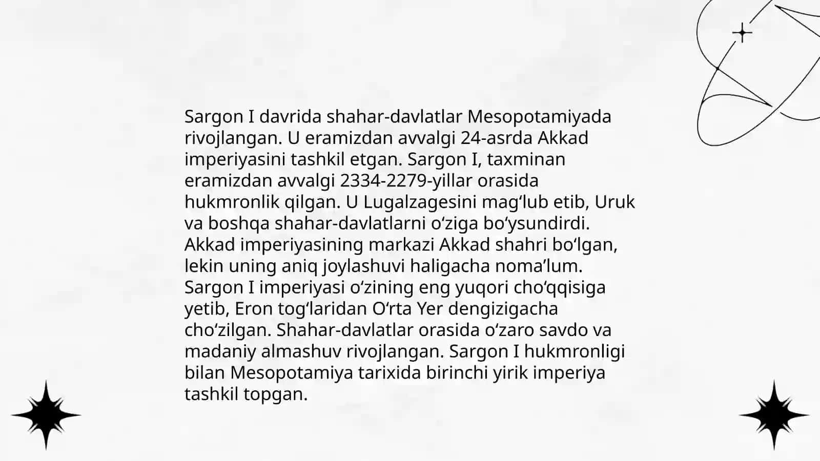 Sargon I davrida mesopatamiya 3