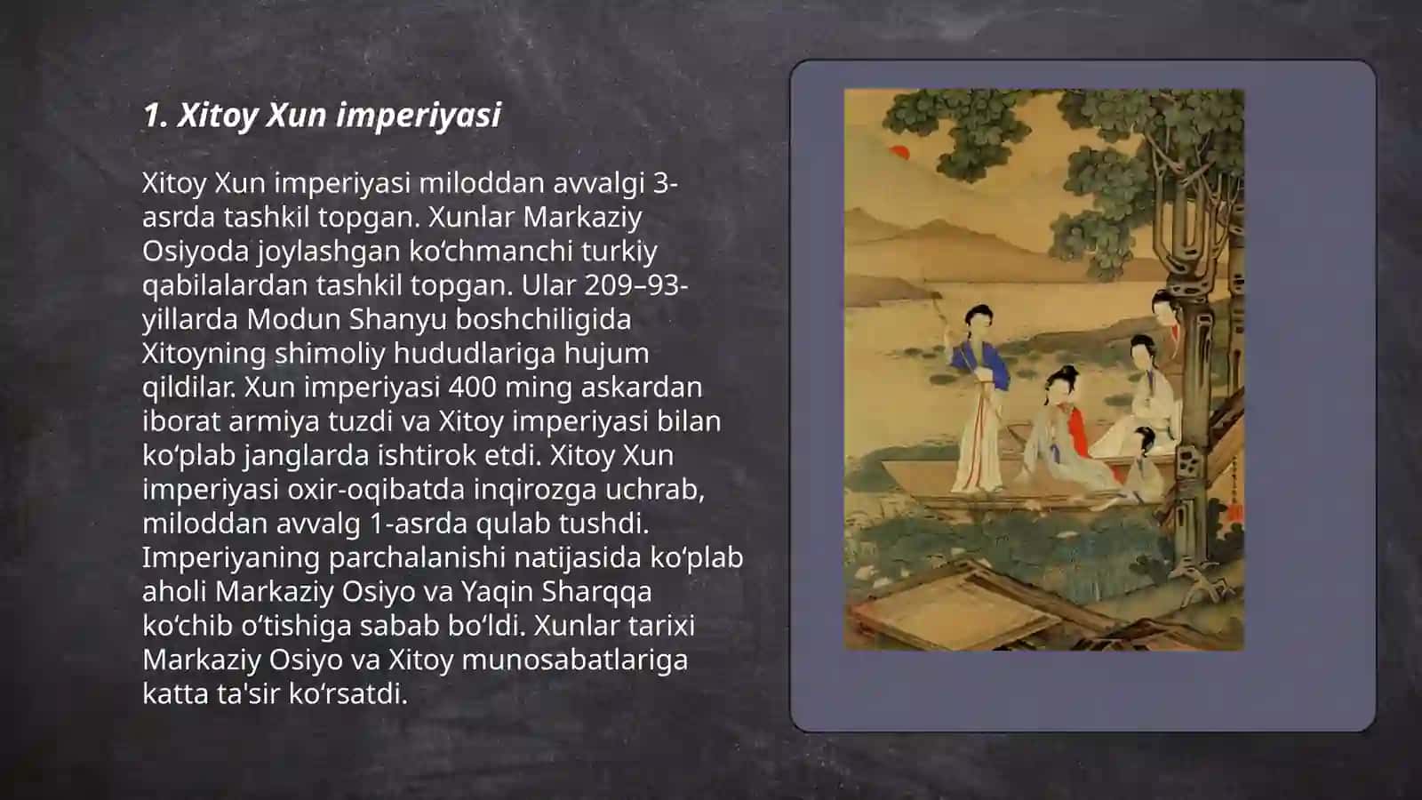 Xitoy Xun imperiyasi 3
