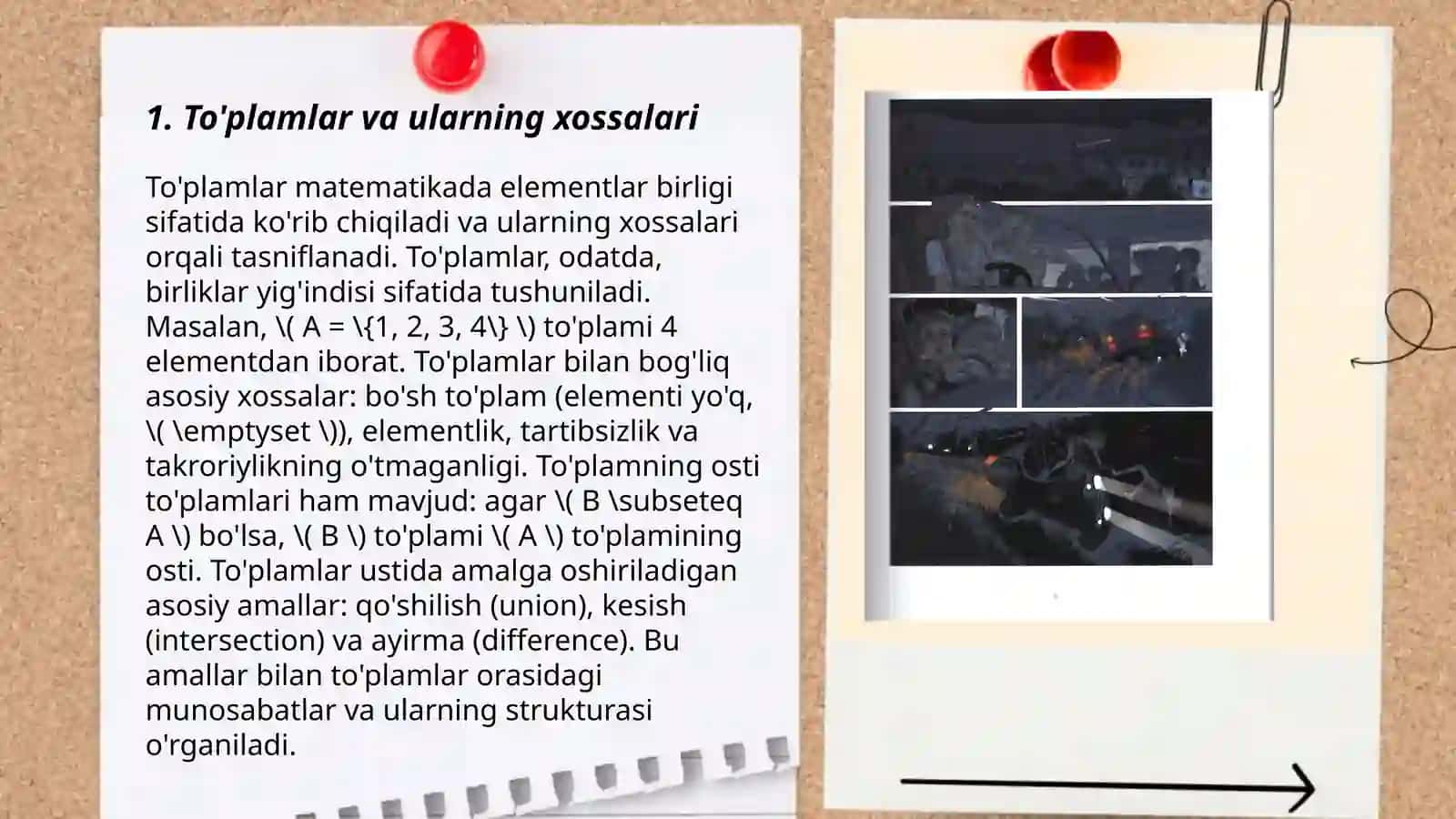 To’plamlar va ularning xossalar 3