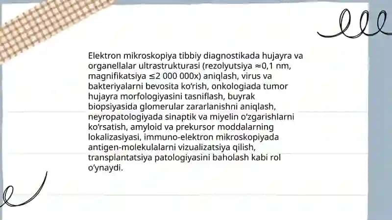 Elektron mikroskopiya usullarini tibbiyotda ahamiyati 3