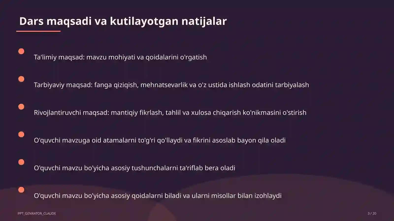 Hosila va uning geometrik ma'nosi (11-sinf) 3